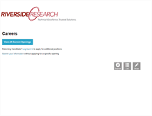 Tablet Screenshot of jobs.riversideresearch.org